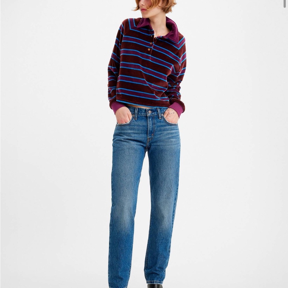 Levi's Blue Straight Leg Jeans